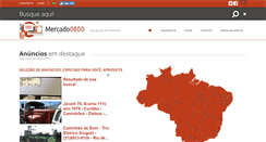Desktop Screenshot of mercado0800.com.br